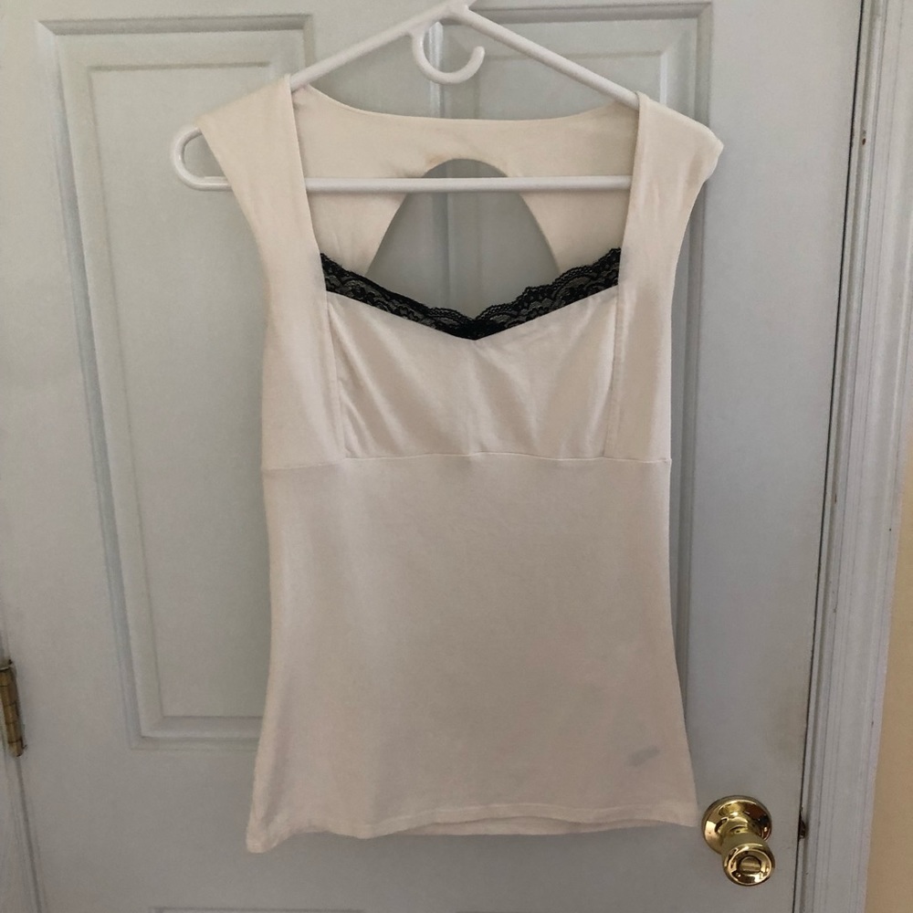 Lacy White Top from Express